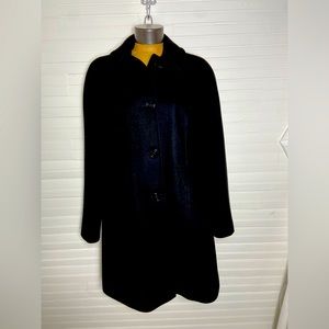 London Fog wool blend coat size large